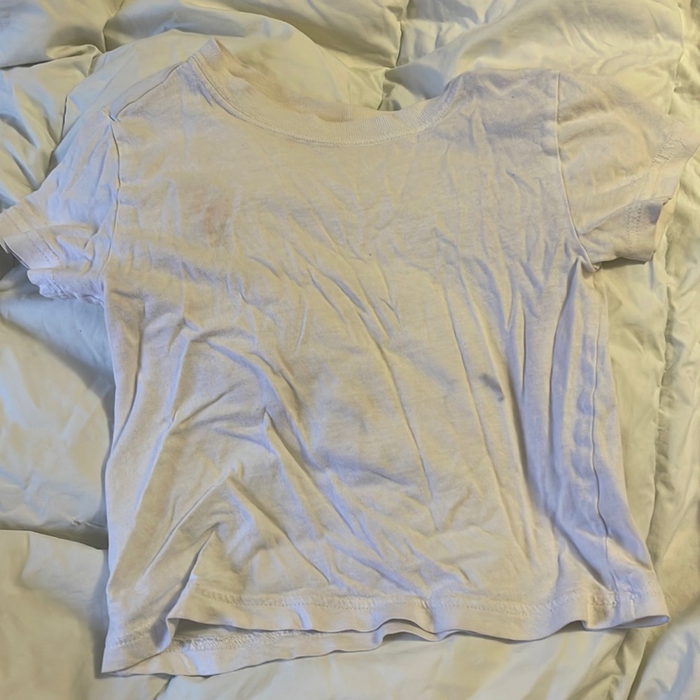 super cute white baby-tee, only worn a few times